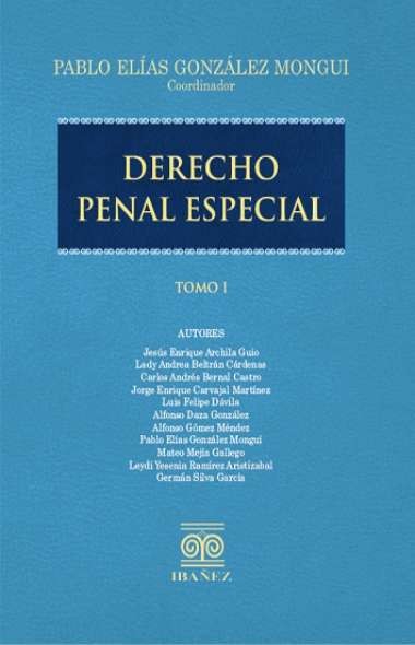 Portada: Derecho penal especial