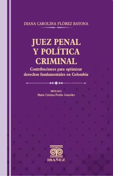Portada: Juez penal y política criminal