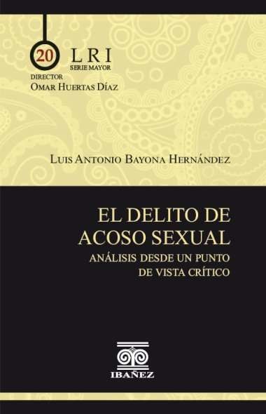 Portada: El delito de acoso sexual