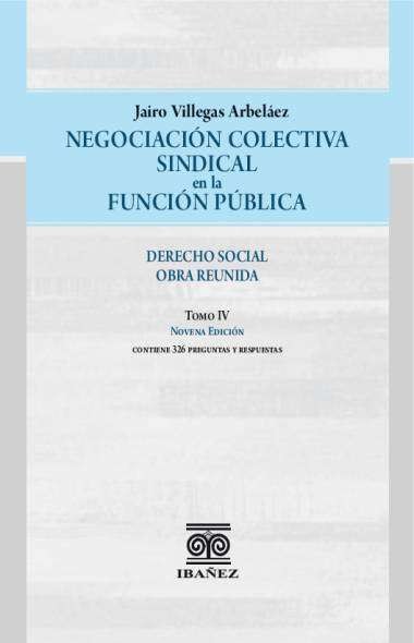 Portada: Negociación colectiva sindical en la función pública
