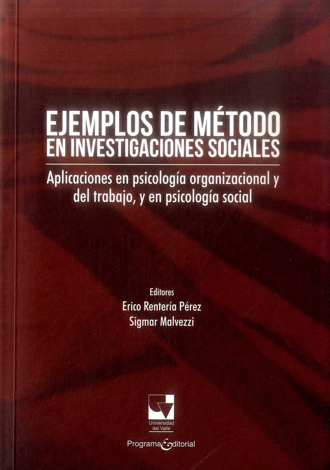 Portada: Ejemplo De Método En Investigaciones Sociales