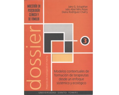 Portada: Modelos contextuales de formaciÃ³n de terapeutas desde un enfoque sistÃ©mico y ecolÃ³gico. Dossier No. 3