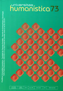 Portada: Universitas Humanística No. 73