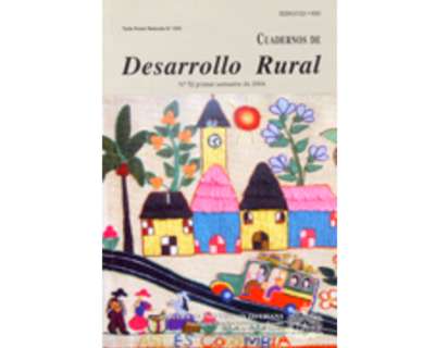 Portada: Cuadernos de Desarrollo Rural. No. 52