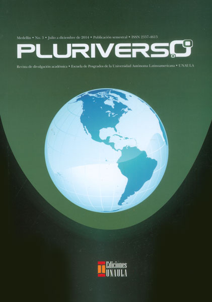 Portada: Revista Pluriverso No. 03