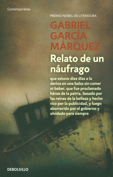 Portada: Relato de un náufrago (Edición Bolsillo)