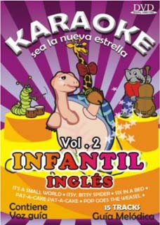 Portada: Karaoke infantil en ingles Vol. 2