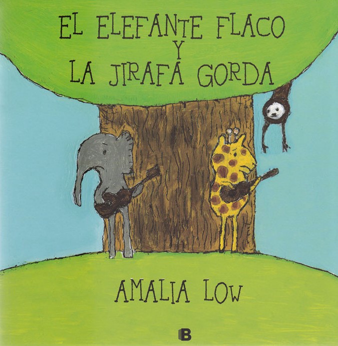 El elefante flaco y la jirafa gorda