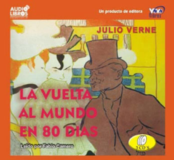 Portada: La vuelta al mundo en 80 días (Incluye 3 CD`s)
