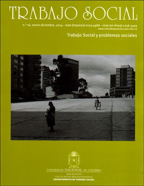 Portada: Revista Trabajo Social. No 16. Trabajo social y problemas sociales
