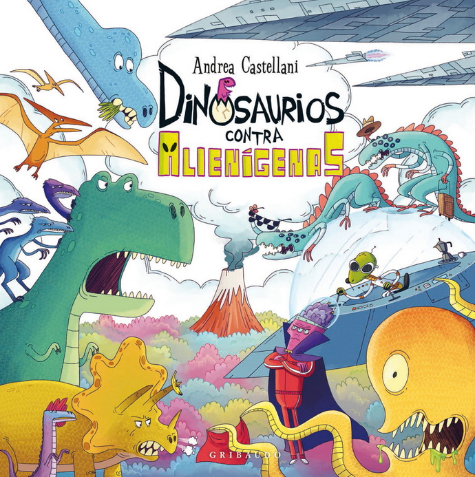 Portada: Dinosaurios contra alienígenas