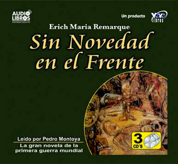 Portada: Sin novedad en el frente (Incluye 3 CD`s)