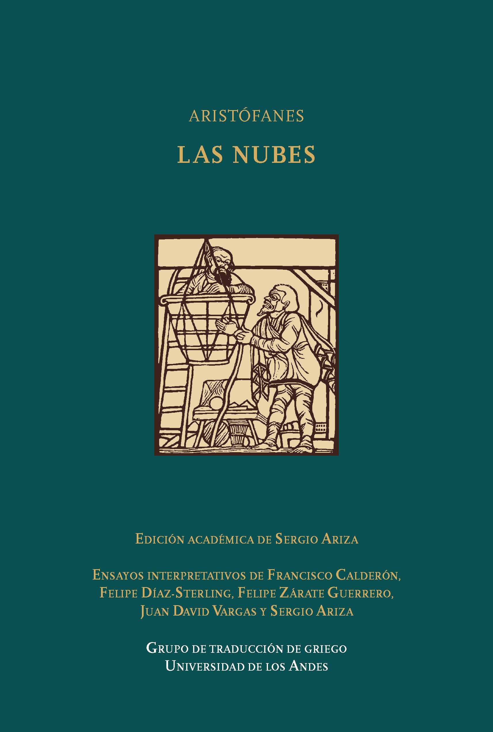 Portada: Las nubes; traducción, notas y ensayos interpretativos