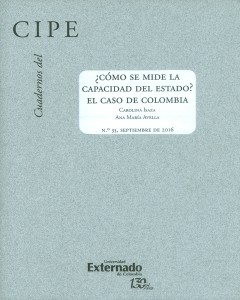 Portada: Cuadernos del CIPE No.35. ¿Cómo se mide la capacidad del estado? El caso de Colombia