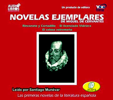 Portada: Novelas ejemplares de Miguel de Cervantes (Incluye 3 CD`s)