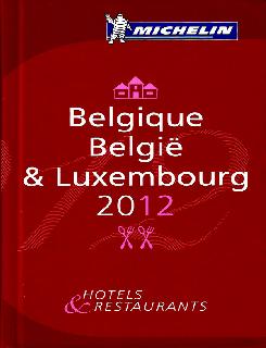 La guía Michelin Belgique, België & Luxembourg 2012