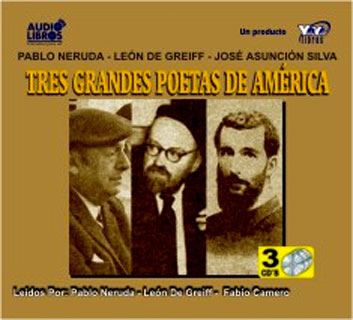 Portada: Tres grandes poetas de América (Incluye 3 CD`s)