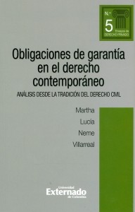 Portada: Obligaciones de garantía en el derecho contemporáneo.