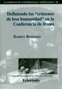Portada: Definiendo los 'crímenes de lesa humanidad' en la conferencia de Roma.