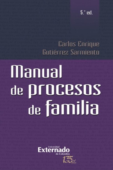 Portada: Manual de proceso de familia 5° Ed