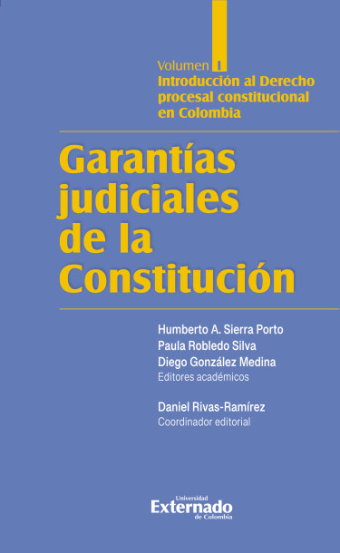 Portada: Garantías judiciales de la Constitución. Volumen I