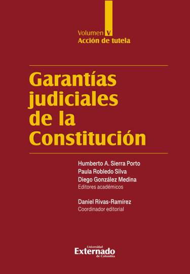 Portada: Garantías judiciales de la Constitución. Volumen V