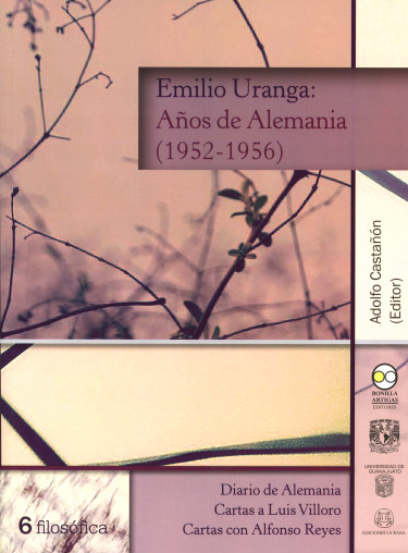 Portada: Emilio Uranga: Años de Alemania (1952-1956)