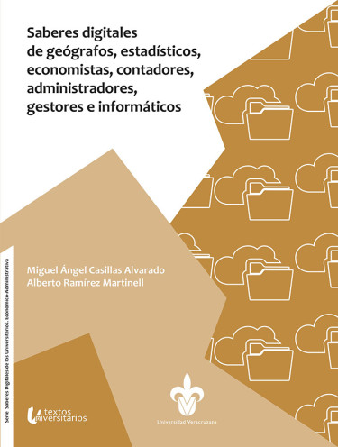 Portada: Saberes digitales de geógrafos, estadísticos, economistas, contadores, administradores, gestores e informáticos