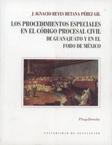 Portada: Los procedimientos especiales en el Código Procesal Civil de Guanajuato y en el Foro de México