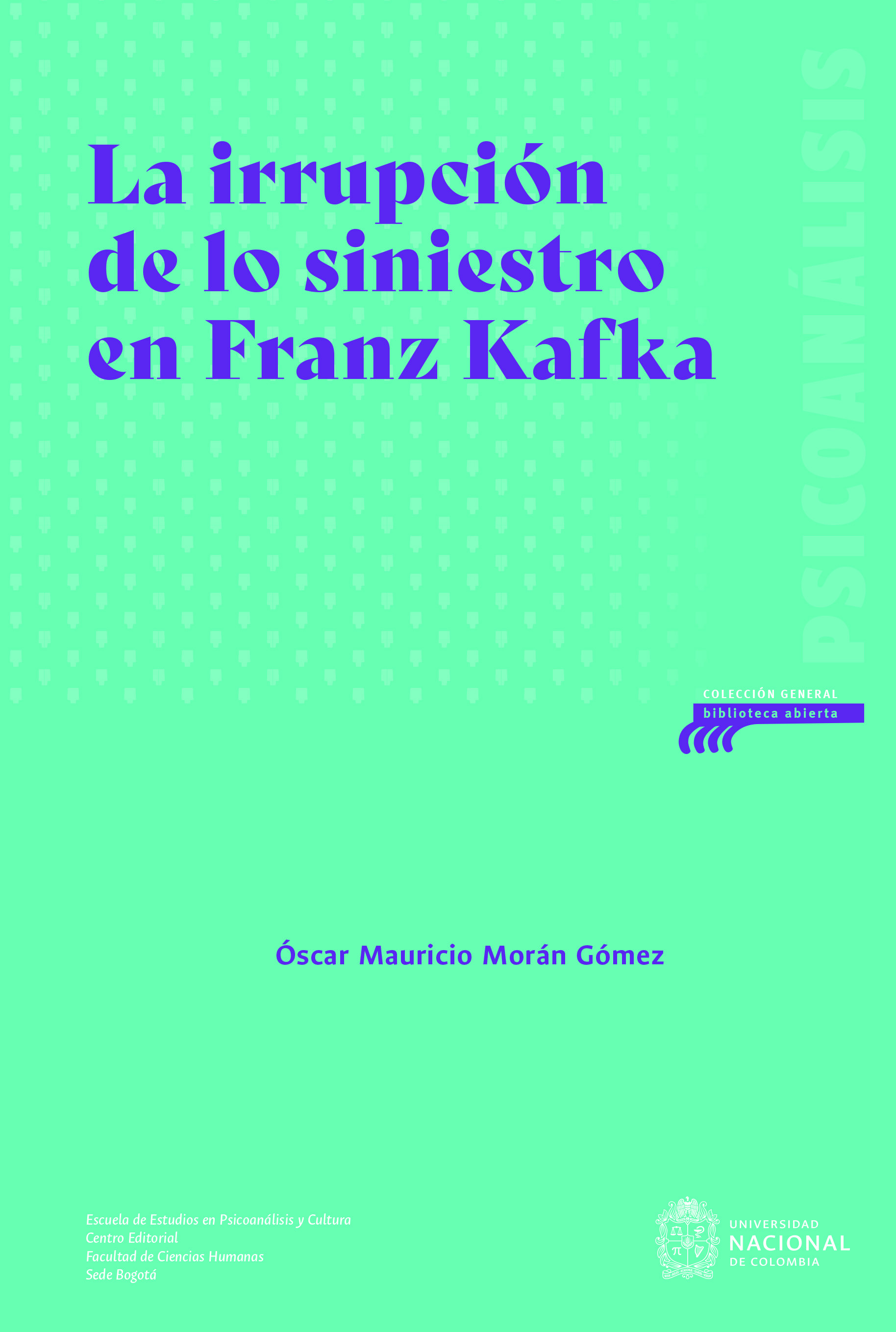 Portada: La irrupción de lo siniestro en Franz Kafka