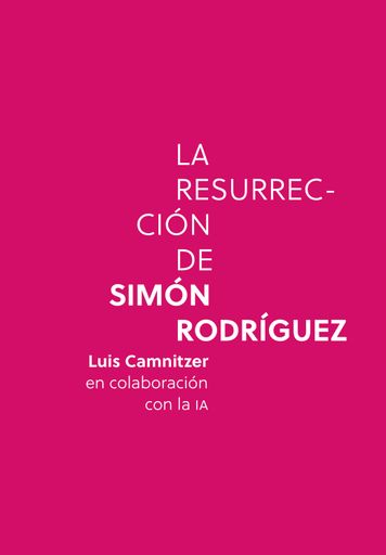 Portada: La resurrección de Simón Rodríguez
