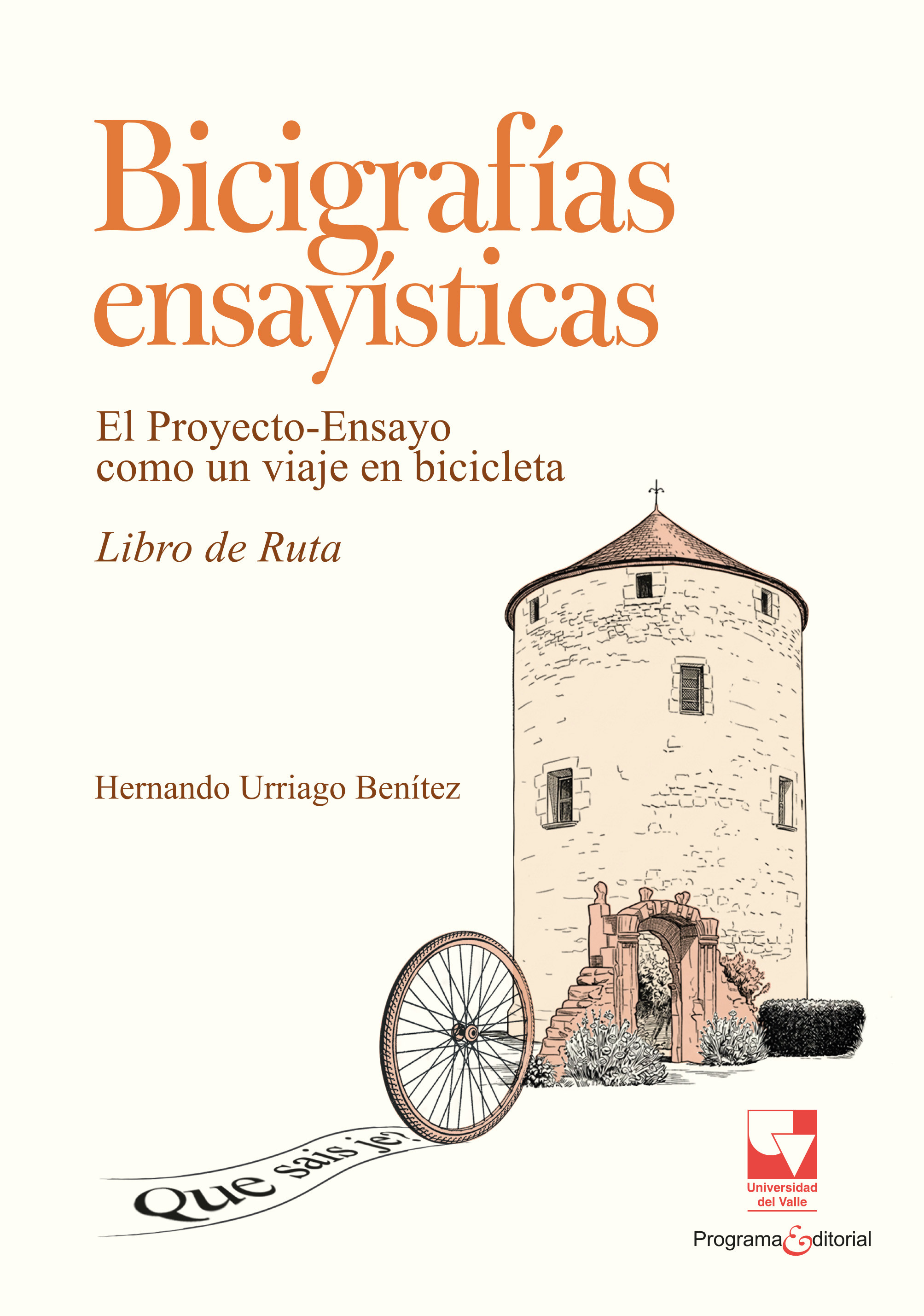 Portada: Bicigrafías ensayísticas