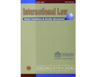 Portada: International Law - Revista Colombiana de Derecho Internacional. No. 11