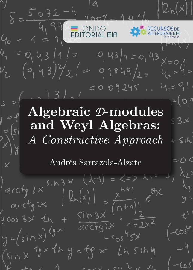 Portada: Algebraic D-modules and Weyl Algebras: