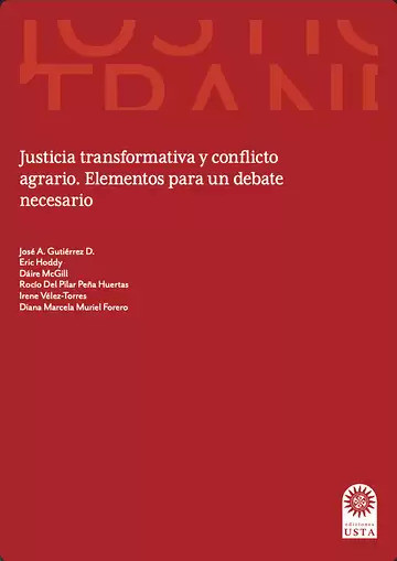 Portada: Justicia transformativa y conflicto agrario. Elementos para un debate necesario