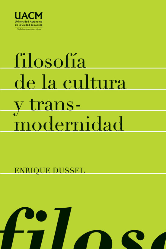 Portada: Filosofía de la cultura y transmodernidad: ensayos