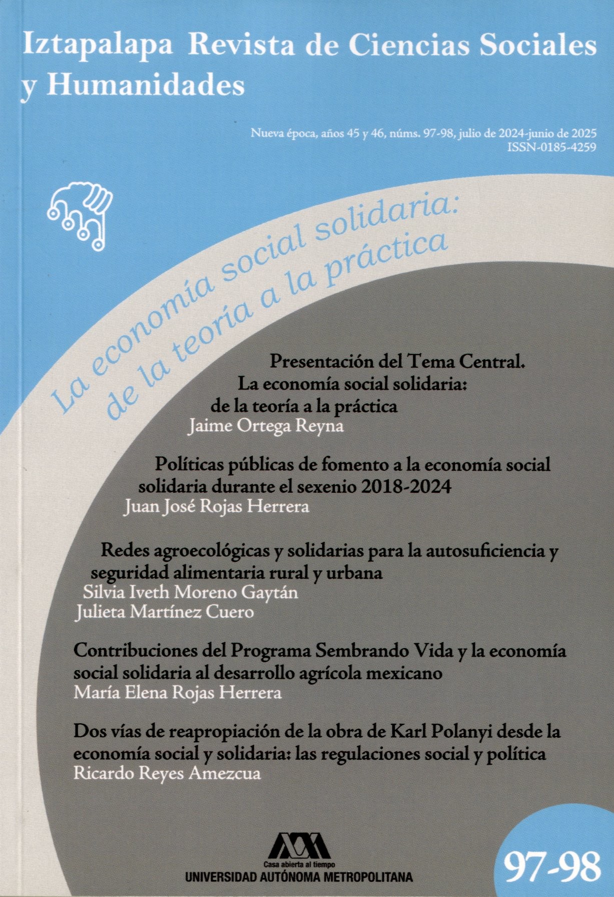 Portada: Iztapalapa. Revista de Ciencias Sociales y Humanidades 97-98