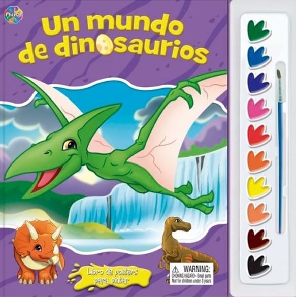 Portada: Un mundo de dinosaurios