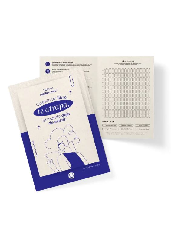 Portada: Habito lector - Azul