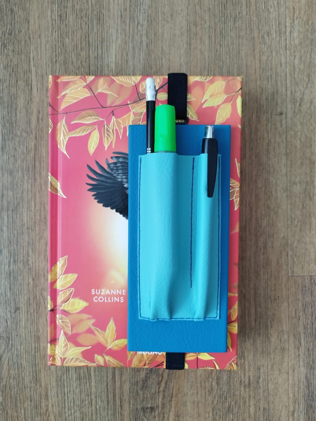 Portada: Separador de Página - Cuero - Azul y Aguamarina