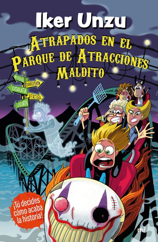 Portada: Atrapados en el parque de atracciones maldito