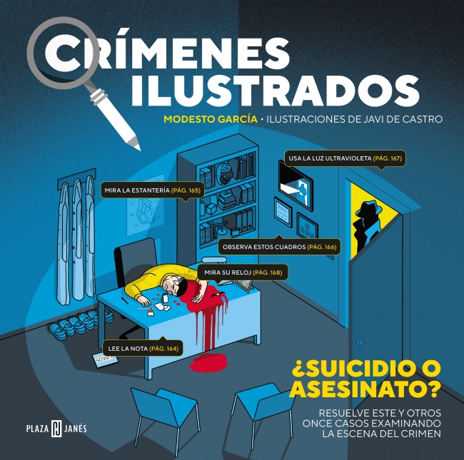 Portada: Crimenes ilustrados 1. ¿ Suicidio o asesinato?