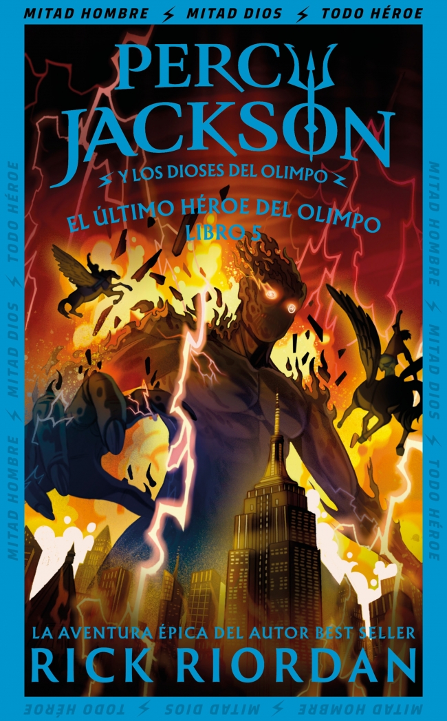 Portada: El ultimo heroe del olimpo