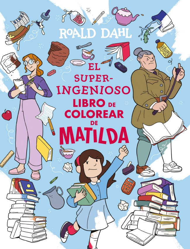 Portada: El superingenioso libro de colorear de Matilda