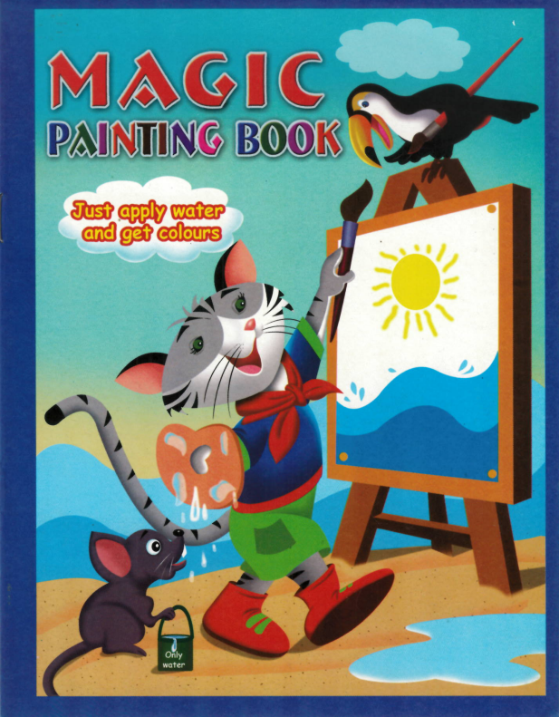 Magic painting book