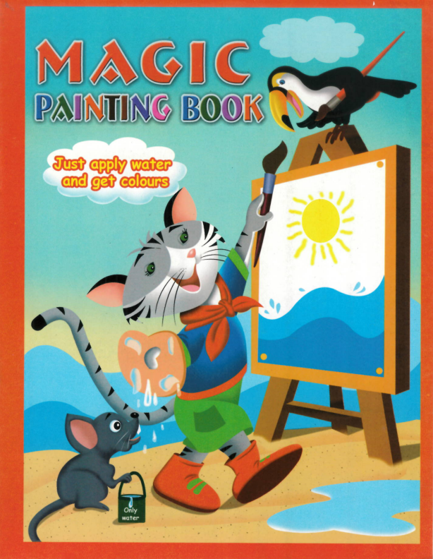 Magic painting book