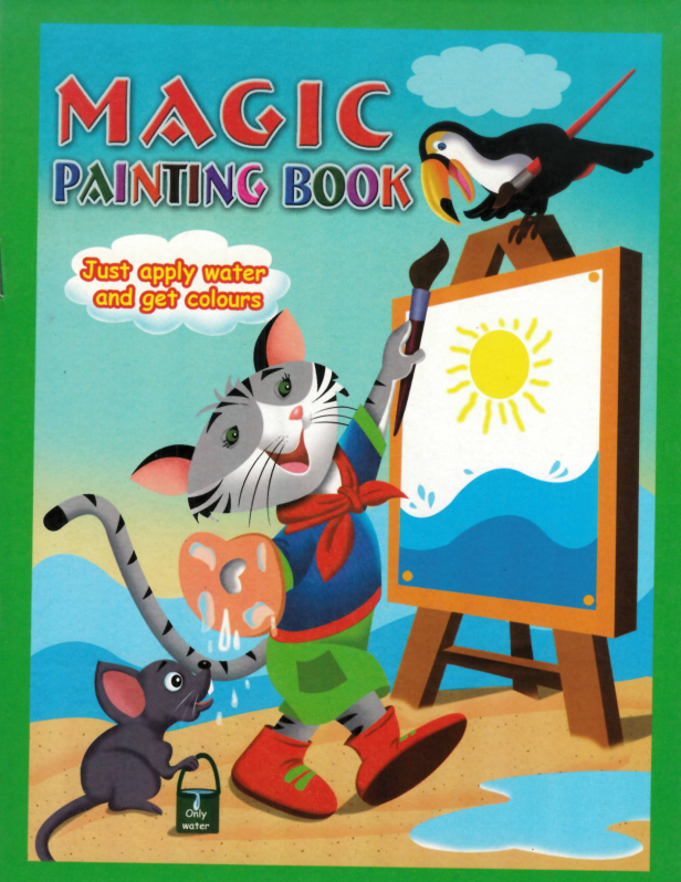 Magic painting book