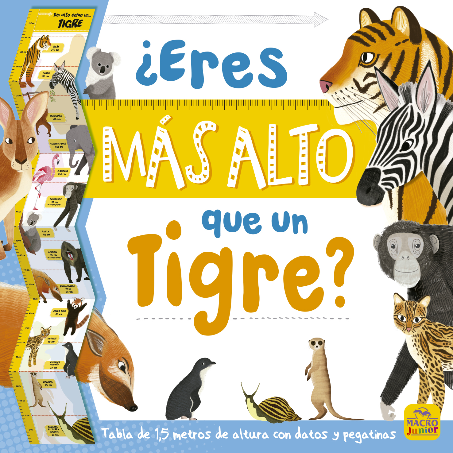 ¿Eres más alto que un tigre?