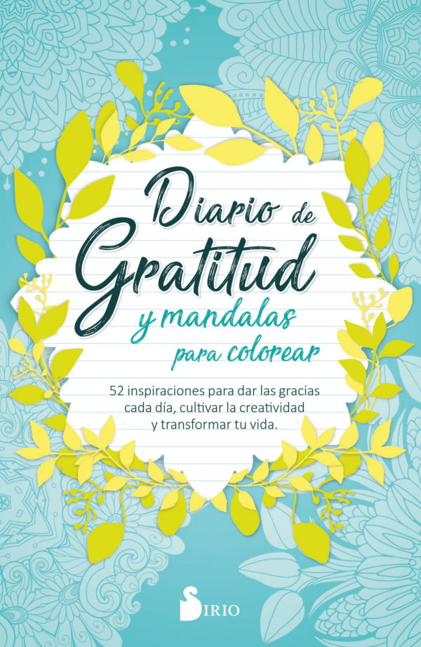 Portada: Diario de gratitud y mandalas para colorear
