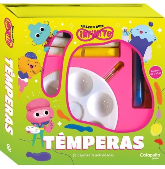 Portada: Taller de arte infinito: témperas